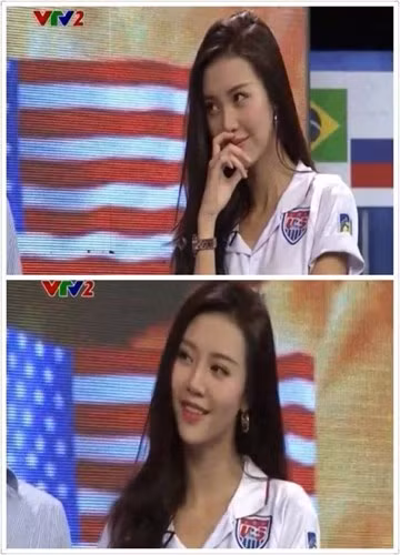 Ci T Vũ - Vũ Thị Ngọc Châm là tên cô nàng xinh đẹp gây sốt trong chương trình bình luận World Cup 2014. Là một fan tuyển quốc gia Mỹ, Ngọc Châm xuất hiện không nhiều trong chương trình bình luận nhưng cũng đủ tạo nên nhiều ấn tượng bởi ngoại hình đẹp và cá tính rõ nét.