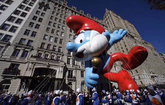 Bóng bay Papa Smurf.