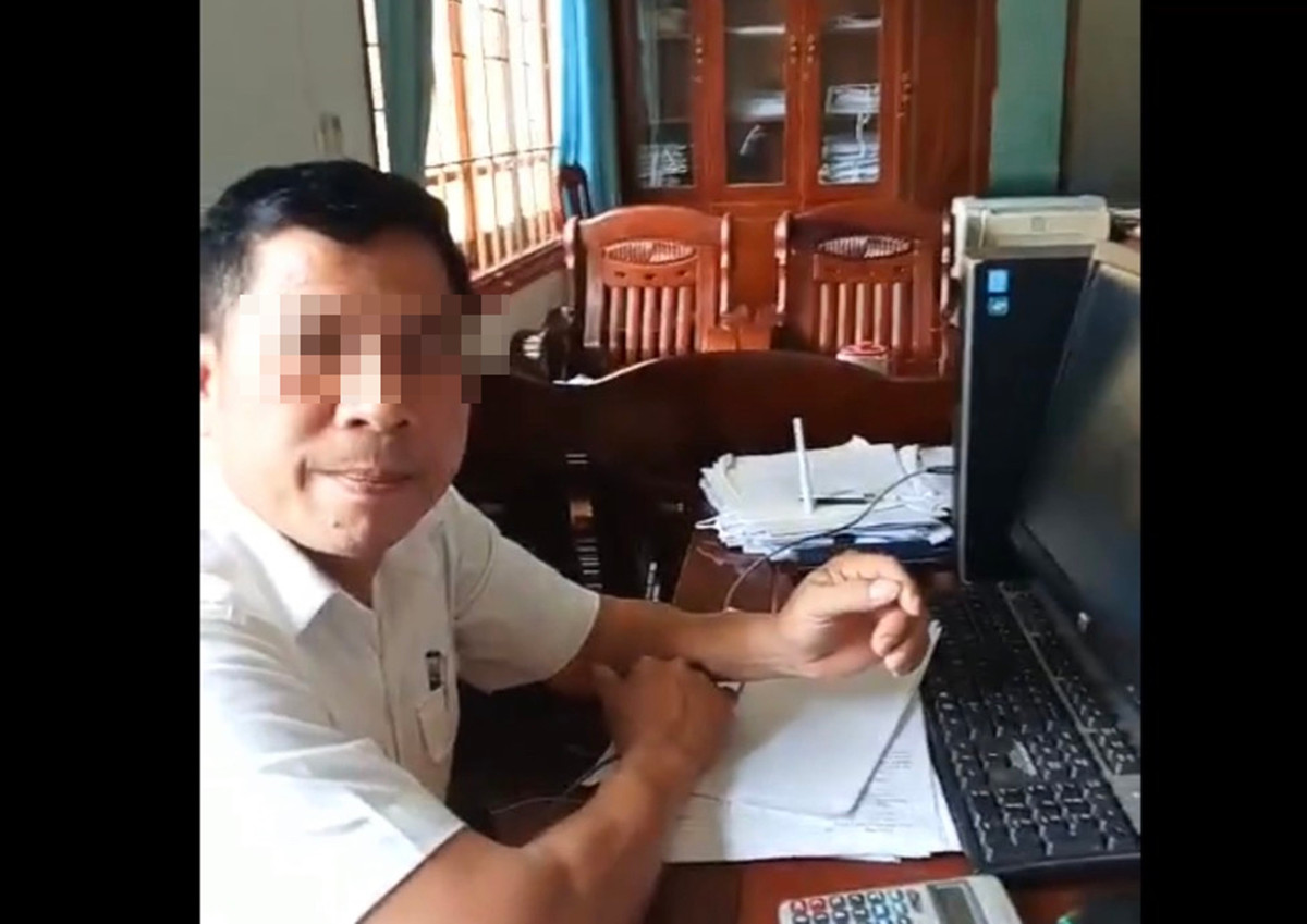 Can bo thue noi gi khi bi to say xin, xung ho may - tao voi nguoi dan?