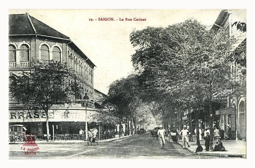 Đường Catinat, nay là đường Đồng Khởi.