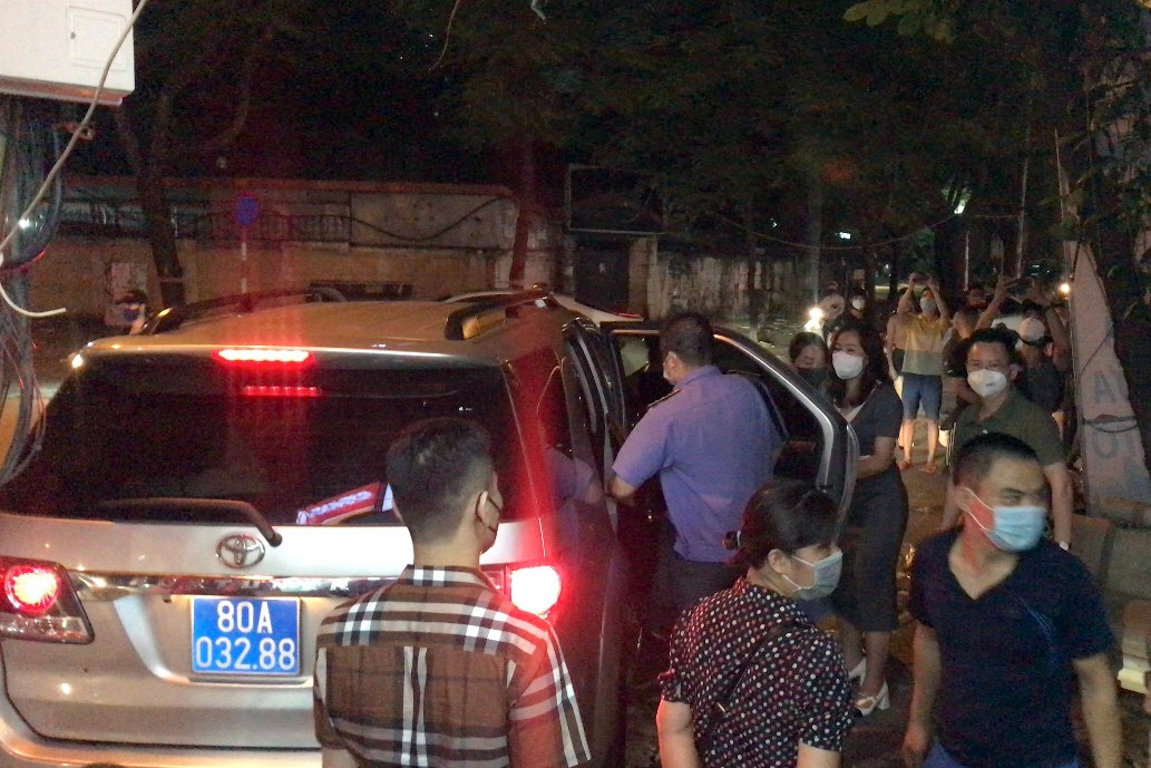 Kham xet nha cuu Truong cong an quan Tay Ho