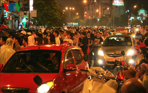 Giao thông ùn tắc cục bộ.