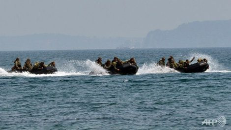Hải quân Mỹ và Philippines tập trận chung.