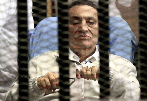 Cựu tổng thống bị lật đổ Hosni Mubarak.