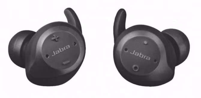  Jabra Elite Sport (giá £230 - tương đương 6,4 triệu đồng). Như cái tên gợi ý, Jabra thiết kế tai nghe này dành cho những người luyện tập thể dục - thể thao. Cặp tai nghe này được chế tạo với chuẩn chống nước IP67, tích hợp cảm biến đo nhịp tim.