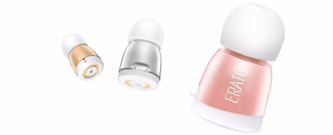  Erato Apollo 7 (giá £230 - tương đương 6,4 triệu đồng). Erato cho biết cặp tai nghe này có thể kích hoạt được cả Siri và Google Now bằng một chiếc micro đa hướng tích hợp ngay trên tai. Apollo 7 cũng hỗ trợ chuẩn nghe nhạc aptX, theo tai là một hộp sạc bằng kim loại.