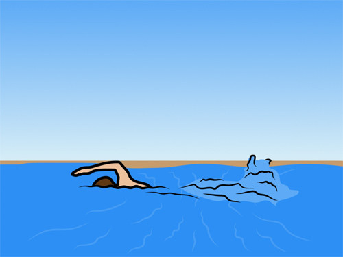  Mẹo 9: Luôn bơi song song với bờ nếu bạn bị rơi vào một xoáy nước Thực tế: Cách này chỉ hiệu quả khi dòng chảy hướng thẳng ra biển. Cách này không phải là hoàn toàn sai, nhưng bạn cần biết rằng thông thường ở nơi xoáy nước sẽ có nhiều dòng chảy giao nhao. Nếu bạn không thể bơi ra, hãy cố gắng đạp nước.