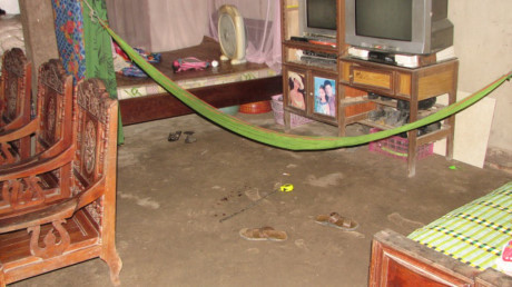 Hiện trường xảy ra vụ án. Hiện trường xảy ra vụ án.