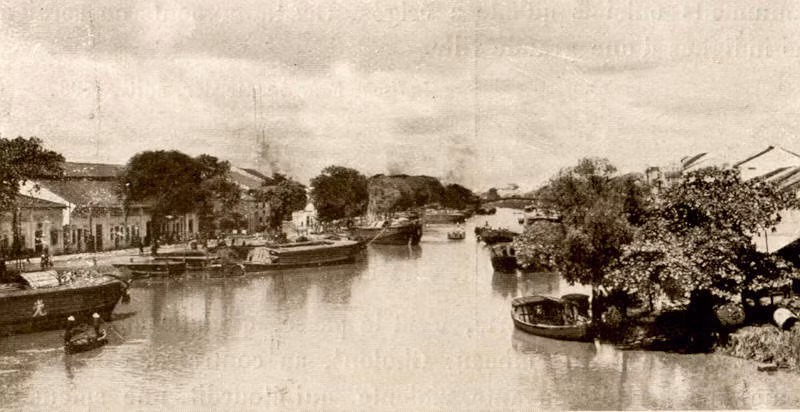 Kênh rạch ở Chợ Lớn.