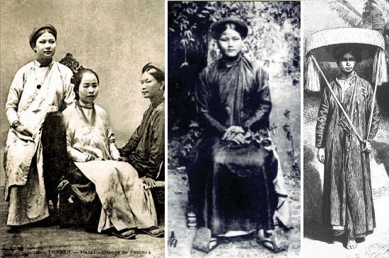 Kiểu tóc vấn cao cộng với bộ áo dài như càng tăng thêm vẻ quý phái cho phụ nữ ở thời kỳ này. 