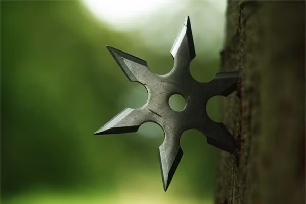 7. Shuriken: Bất kỳ Ninja nào cũng có vũ khí này.