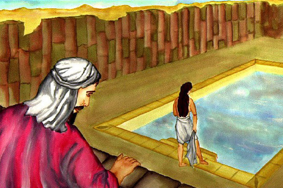 3. Vua David và cuộc chiến nhiều mưu mô: Vị vua thứ 2 của Vương quốc Israel người đánh bại tên khổng lồ Goliath - vua David - được miêu tả là một người chính trực nhưng không phải không mắc lỗi lầm. Một trong những sai lầm lớn nhất của ông đó là mối tình với nàng Bathsheba. Năm 975 TCN, trong một lần nhìn qua ô cửa sổ cung điện, vua David đã thực sự choáng ngợp khi bắt gặp một người phụ nữ tuyệt đẹp đang tắm. Mọi chuyện sẽ chẳng có gì to tát nếu như người phụ nữ khiến ông bị "sét đánh" đó không phải là Bathsheba - vợ của Uriah, một bề tôi trung thành của ông.