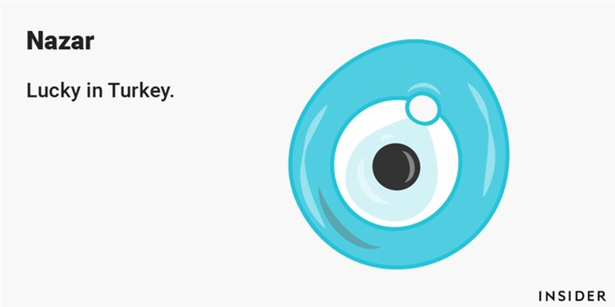 ##sc### Bùa mắt quỷ Nazar: Giống như bàn tay Hamsa, mắt quỷ Nazar được cho là có thể bảo vệ con người khỏi mọi thế lực hắc ám. Bùa hộ mệnh này là sự kết hợp của các màu sắc như xanh nước biển, trắng, xanh lam nhạt và đen. Không chỉ là biểu tượng của sự may mắn với người dân Thổ Nhĩ Kỳ, mắt quỷ Nazar còn được thấy ở nhiều quốc gia như Armenia, Romania, Albania, Afghanistan và Iran. 
