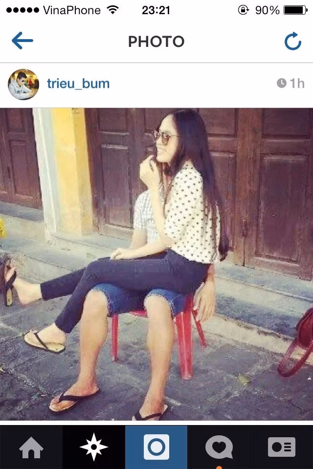 Bức ảnh trên Instagram của Đông Triều.