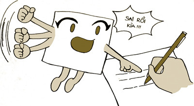 1. Viết sai đề, thiếu đề (cộng thành trừ, x 2 thành x 3...), không đọc kỹ đề (câu 1 có 3 phần a, b, c, mà chỉ làm a, b rồi “nhảy cóc” qua câu 2).