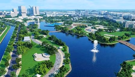 Công viên trung tâm của thành phố mới BD.