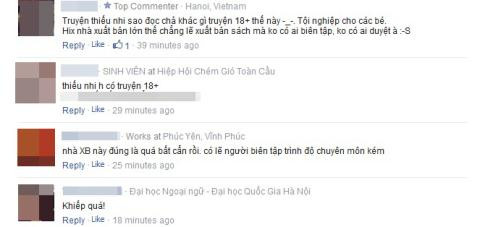 Bức xúc của cộng đồng mạng.