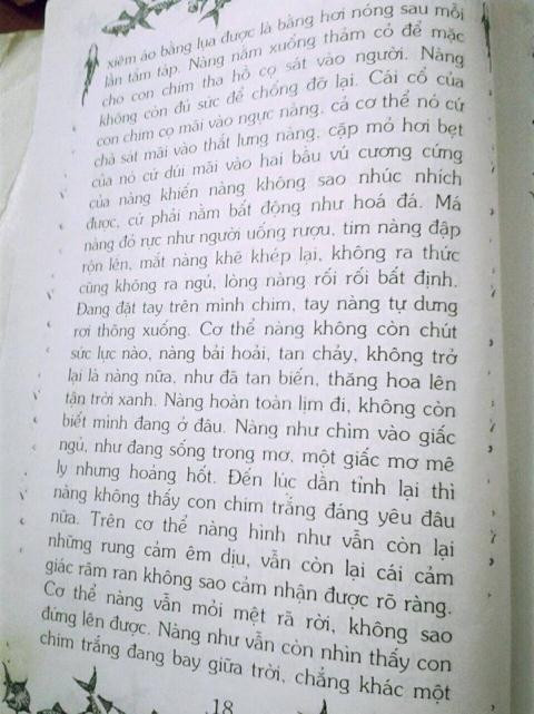 Đoạn truyện được cho là ở trang 18 của cuốn sách "Truyện Cổ tích về các loài chim và muông thú".