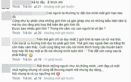 Cư dân mạng xôn xao bình luận dưới status của An Nguy.