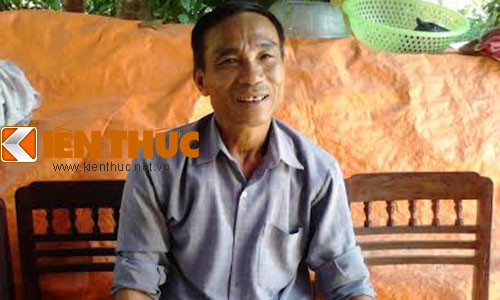 Ông Nguyễn Công Bảy, bố của Công Phượng. Ảnh: Lê Quang.