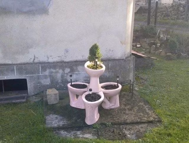 "Bồn" trồng cây.