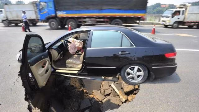 Mặt đường "3D".