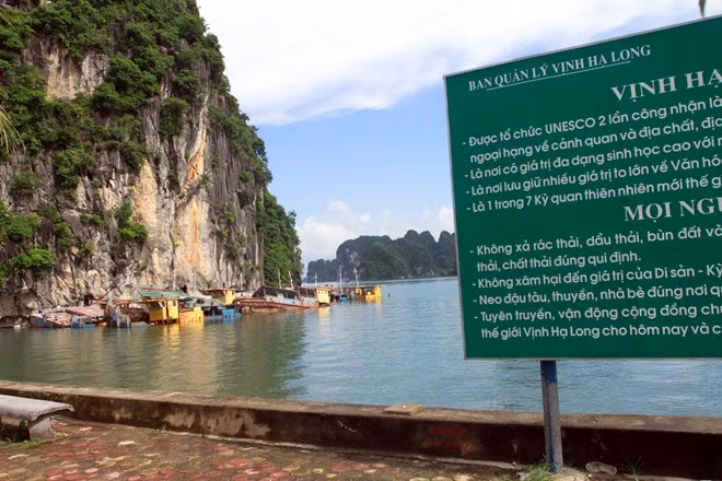 Cảnh quan tại Vịnh Hạ Long đang bị "làm xấu" bởi sự hiện diện của những con tàu tiền tỉ bị lãng quên.