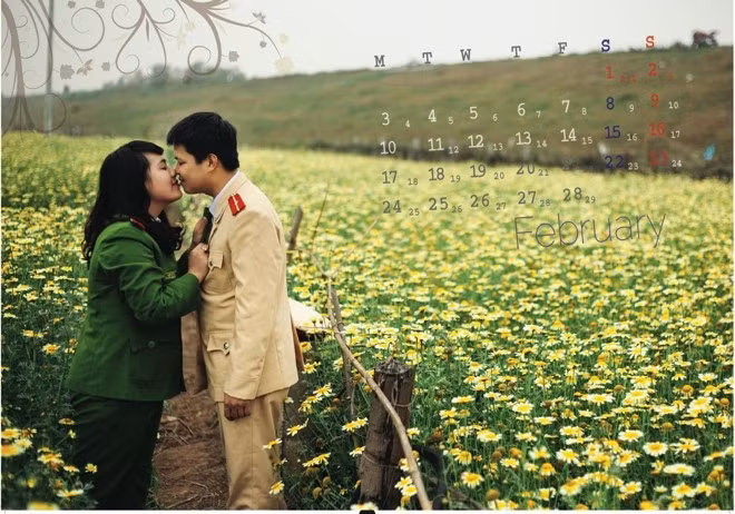 Còn bạn trai Đức Tùng sinh năm 1990 là cựu học viên của trường, chuyên ngành CSGT. Tùng hiện làm ở đội giao thông công an huyện Yên Sơn, tỉnh Tuyên Quang.