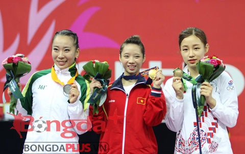 Dương Thúy Vi thêm một lần "mở kho" HCV cho TTVN. Ảnh: Phan Huy.