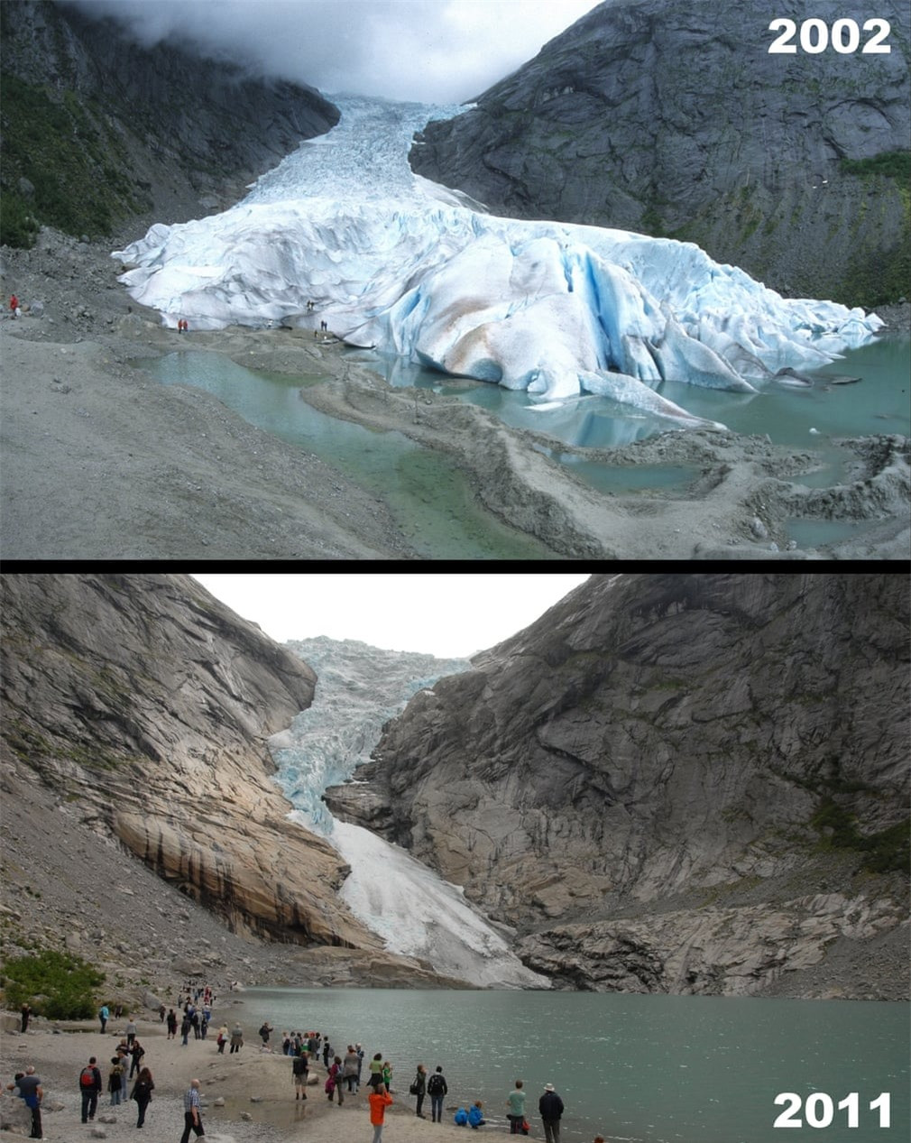 Trong tiếng Anh, Briksdalsbreen có nghĩa là sông băng Briksdal. Nó là phân nhánh của sông băng Jostedalsbreen trong công viên quốc gia Jostedalsbreen ở Na Uy. Ga cuối của Briksdalsbreen nằm trong một hồ băng cao khoảng 346 mét so với mực nước biển. Nhiều sông băng của Na Uy dễ bị tổn thương do nhiệt độ toàn cầu tăng cao.