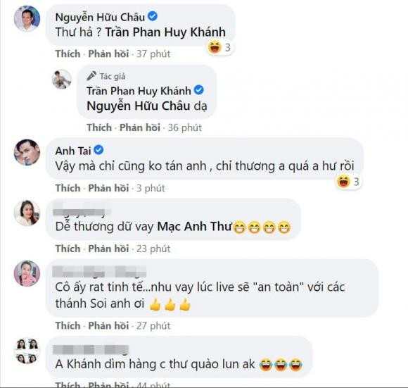 Dien vay dep de livestream, ba xa Huy Khanh lam dan mang 