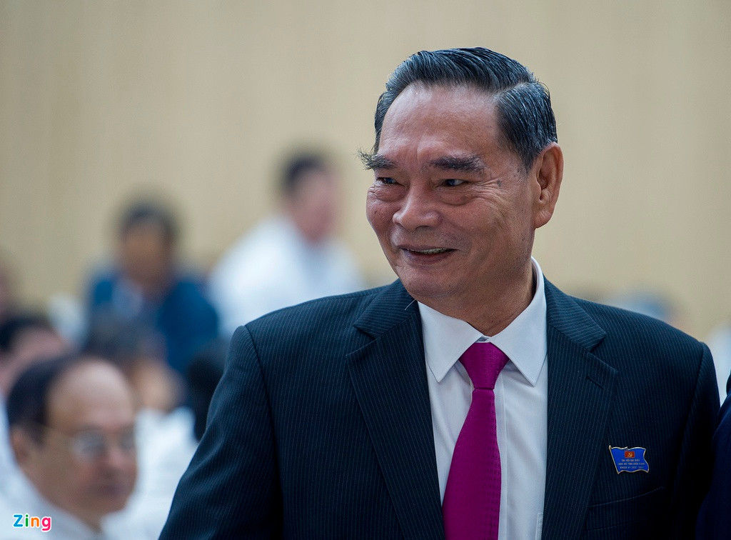 Nguyên Thường trực Ban Bí thư Lê Hồng Anh dự đại hội.