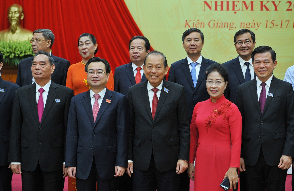 Pho thu tuong Truong Hoa Binh du Dai hoi Dang bo tinh Kien Giang