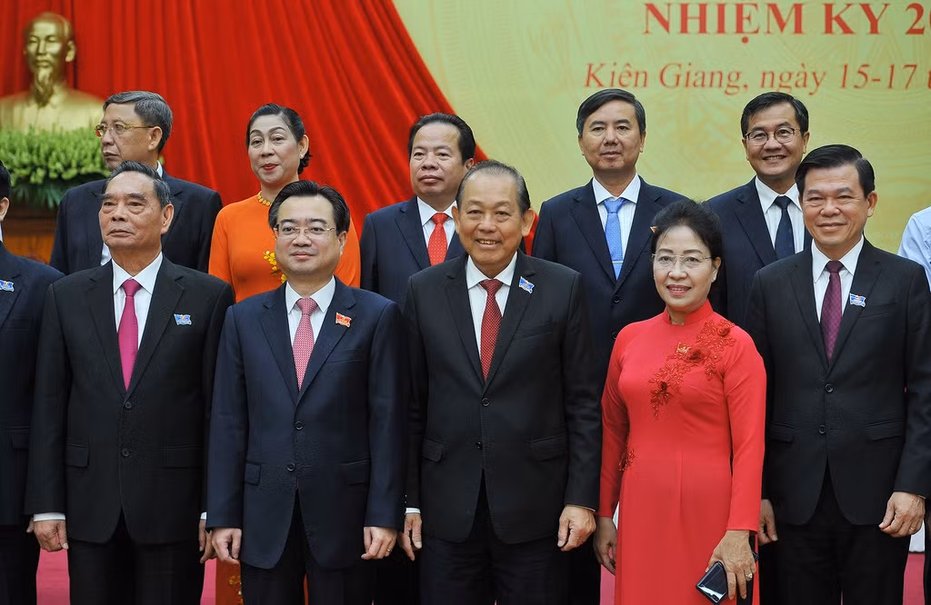 Pho thu tuong Truong Hoa Binh du Dai hoi Dang bo tinh Kien Giang