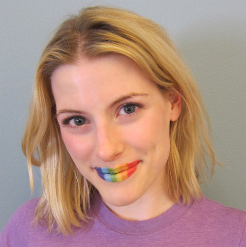 Đây là kết quả của miếng dán xăm môi tạm thời.