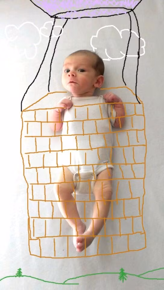 Cậu bé khám phá không gian quan kinh khí cầu.