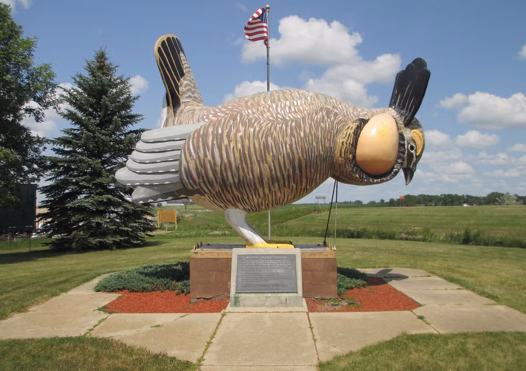 Bức tượng được người dân thành phố đóng góp để xây dựng vào năm 1976, nhân kỷ niệm 200 năm Quốc khánh nước Mỹ. Ảnh: Flickr.