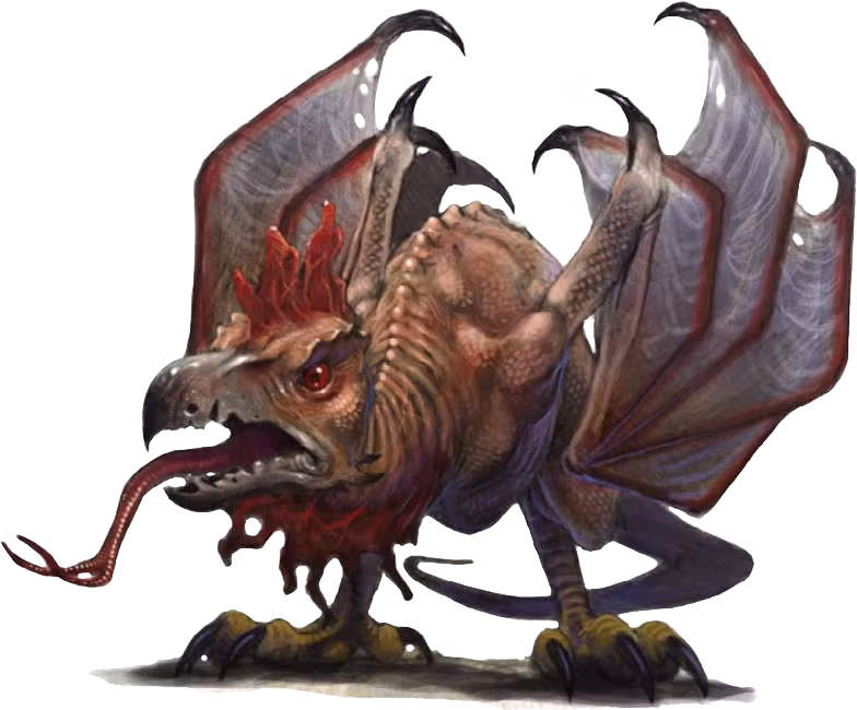 Theo giai thoại này, một người tên Green đã đặt những tấm kính vào trong căn hầm nhốt quái vật. Con quái vật Cockatrice đánh nhau với hình ảnh phản chiếu của mình cho đến khi mệt lử. Tận dụng thời cơ, Green đã giết nó.