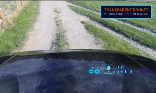 Cận cảnh nắp ca pô gần như vô hình trước mắt người thường.