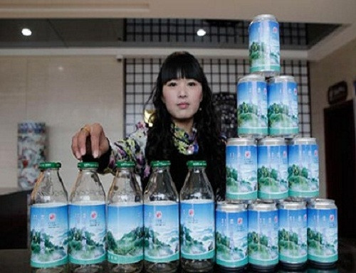 Không khí sạch đóng chai được thương mại hóa tại Trung Quốc.