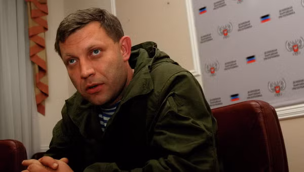 Thủ tướng DPR Alexander Zakharchenko trong cuộc họp báo ở Donetsk ngày 8/10/2014.