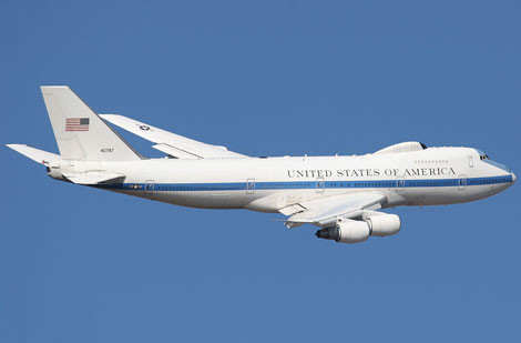 "Ngày tận thế" E-4B của Không quân Mỹ.