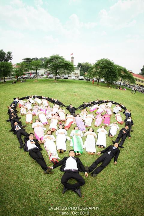 Hình trái tim cũng được nhiều nhóm bạn yêu thích.