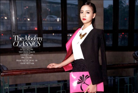 Ở mọi concept ảnh Thu Hoài đều thể hiện tốt và luôn rất nổi bật, gây ấn tượng với khán giả và ban giám khảo. Thu Hoài vẫn "đẹp ở mọi góc nhìn", ngay cả khi thử sức với trang phục công sở.