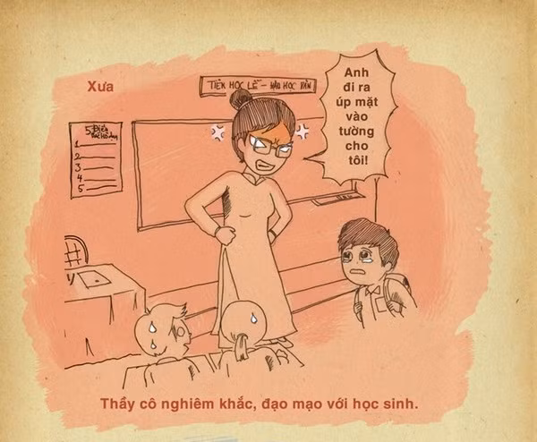 Thầy cô giáo trước đây luôn được gắn liền với vẻ nghiêm khắc, đôi khi khiến học sinh phải... sợ.