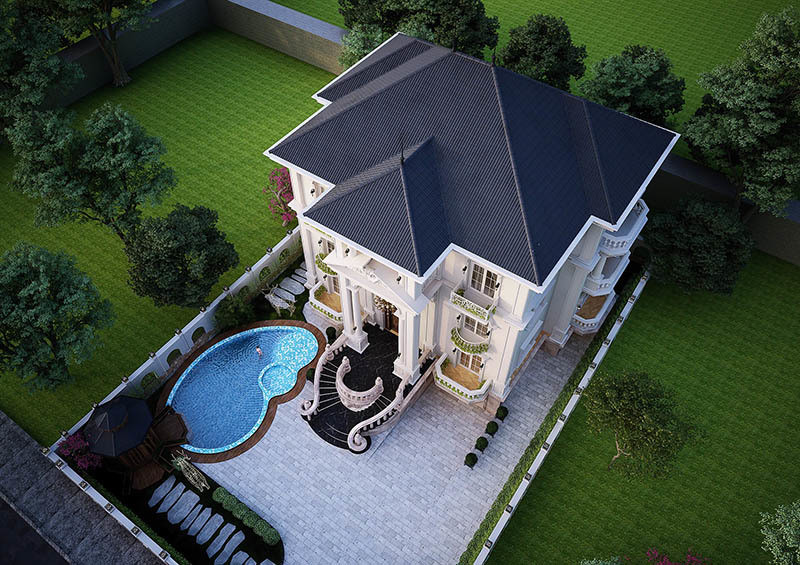 Cuộc sống thượng lưu trong những biệt thự tân cổ điển 3 tầng kiểu Pháp ảnh 8