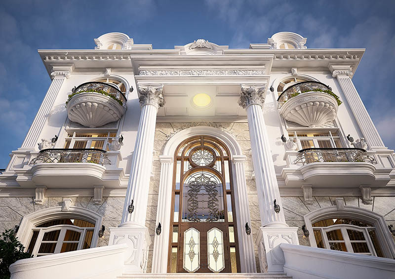 Cuộc sống thượng lưu trong những biệt thự tân cổ điển 3 tầng kiểu Pháp ảnh 3