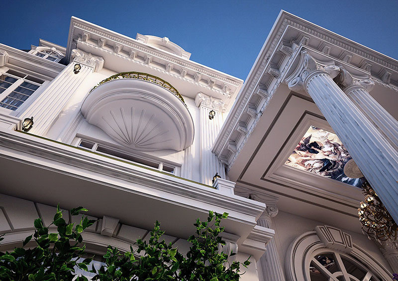 Cuộc sống thượng lưu trong những biệt thự tân cổ điển 3 tầng kiểu Pháp ảnh 10