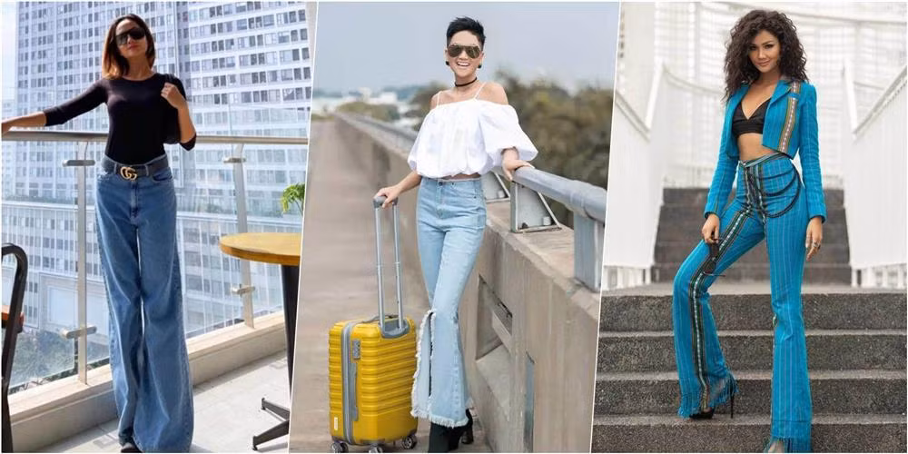 Vốn đã sở hữu chiều cao lý tưởng, món đồ này lại càng giúp đôi chân dài của nàng Hậu thêm miên man bất tận.