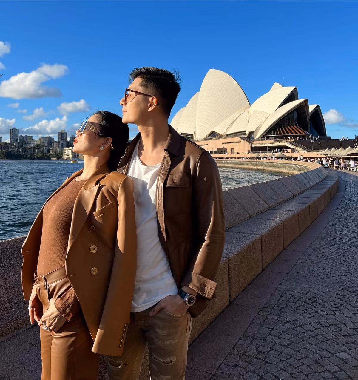 Không chỉ chu du khắp nước Mỹ, Lệ Quyên và Lâm Bảo Châu còn từng cùng nhau đi nhiều quốc gia trên thế giới.